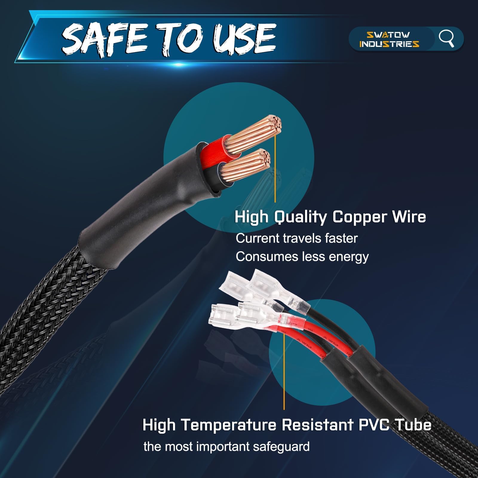 2 Lead Fog Light Wiring Harness Kit with Switch, 40A Relay & 10A Fuse - Compatible with LED Light Bars, Pod Lights & Off-Road Vehicles - Perfect for Trucks, Jeeps & ATVs
