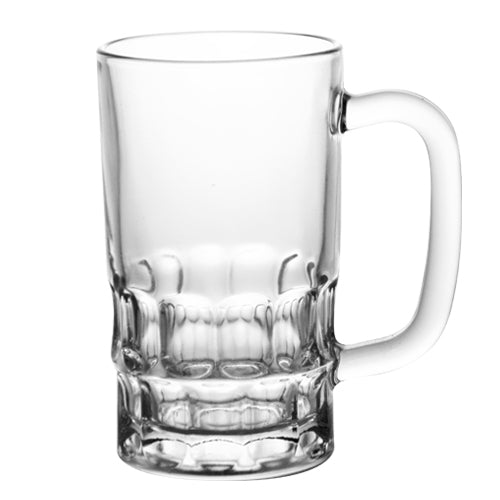 BarConic® 11oz Beer Mug Glass - Premium Heavy Duty Drinking Glass for Beer, Soda, Cocktails - Perfect for Parties, Bars, and Home Use