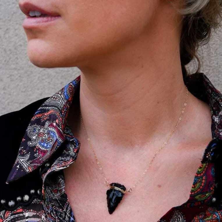 I Am Limitless Obsidian Gemstone Necklace - Black Lava Stone Pendant for Protection & Healing - Perfect for Meditation, Yoga & Spiritual Gifts