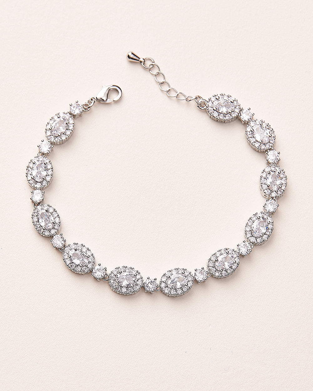 Sadie CZ Bracelet for Women - Elegant Cubic Zirconia Crystal Bracelet Jewelry Gift for Her - Perfect for Parties, Weddings & Special Occasions