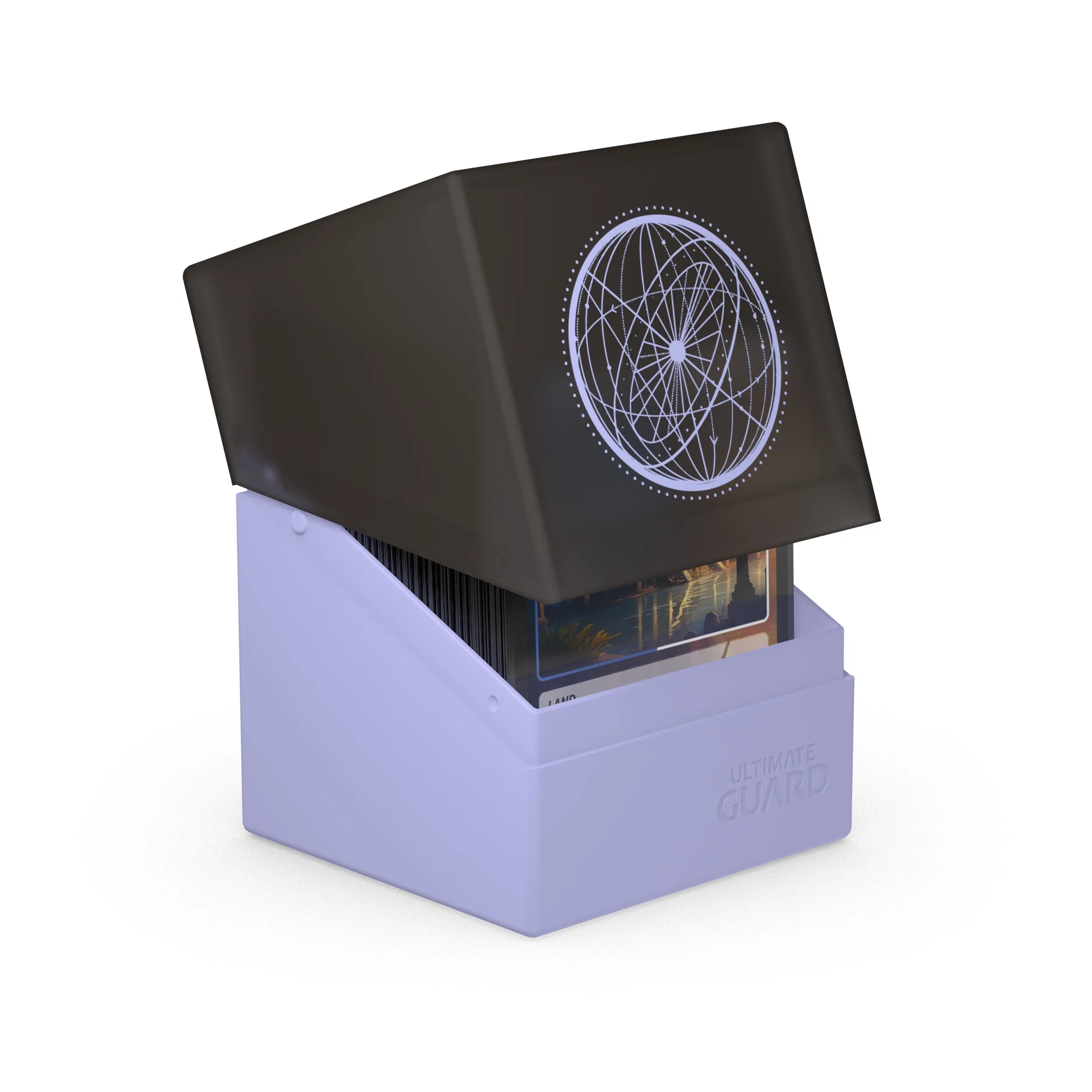 Druidic Secrets Boulder 100+ Deck Box - Premium Card Storage for Magic: The Gathering (Lavender) | Perfect for TCG Players, Collectors & Game Nights