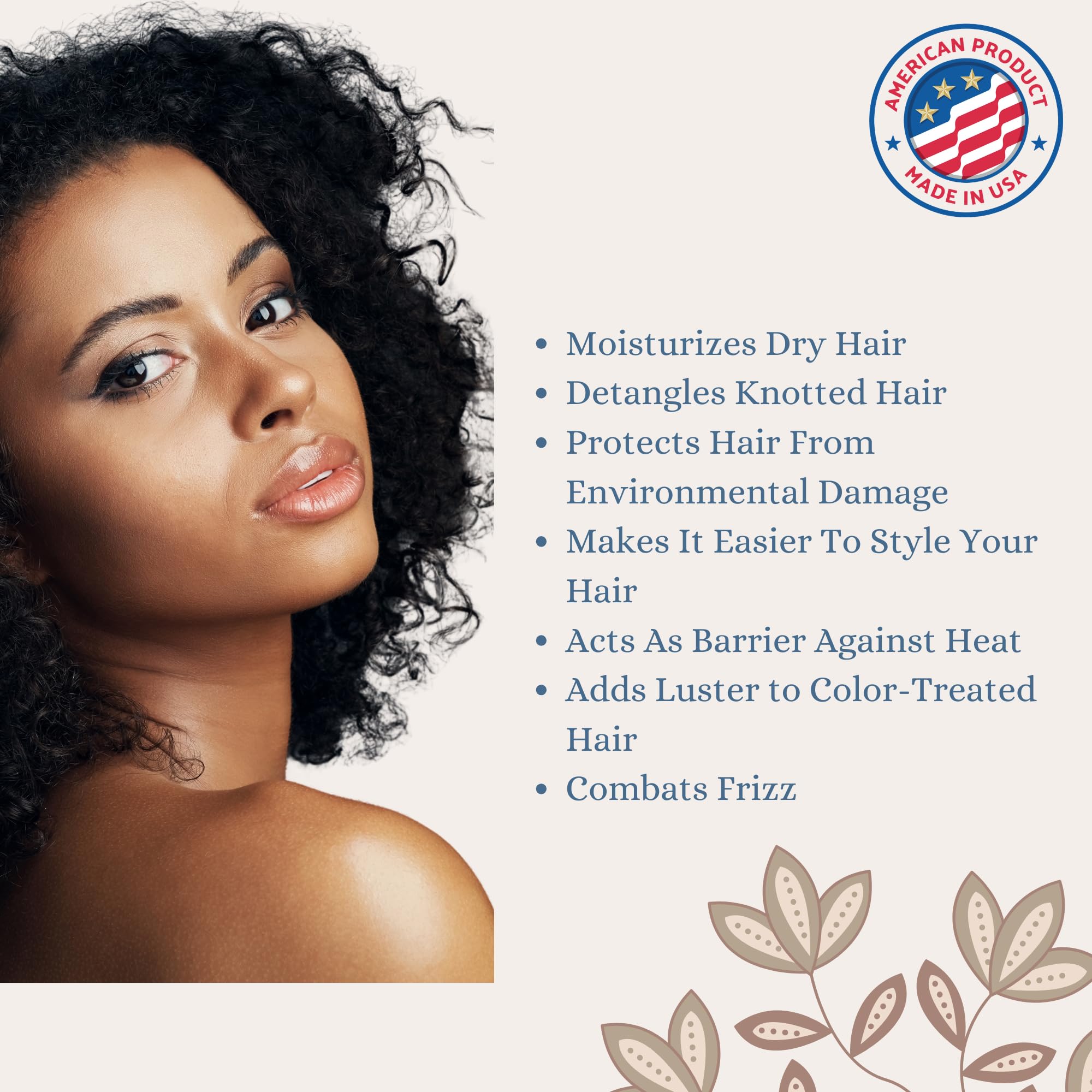 Chebe Leave-In Conditioner for Hair Growth – Provitamin B5, Chebe Butter, Powder & Oil with Silk Amino Acids & Collagen | Thickening & Strengthening Treatment | Lavender Scented (8 oz) | Perfect for Dry, Damaged & Natural Hair Care Routine