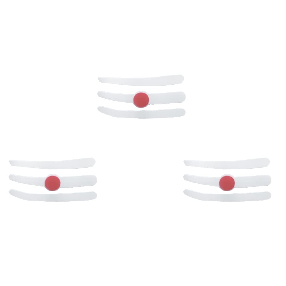 Comet Busters Traditional White & Red Bindis (BV1280) - Indian Forehead Stickers for Festivals, Weddings & Cultural Events
