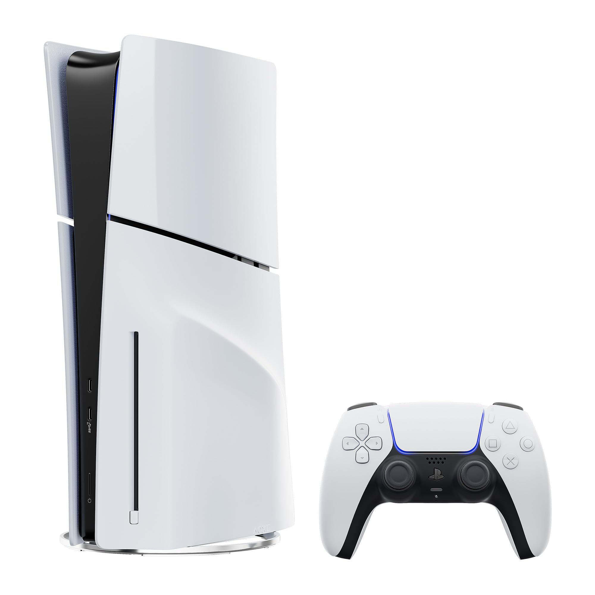 PlayStation 5 Slim Console 2TB SSD Bundle with Spider-Man: Miles Morales Game & Controller Case - White PS5 for Ultimate Gaming Experience | Perfect for Home Entertainment & Next-Gen Gaming