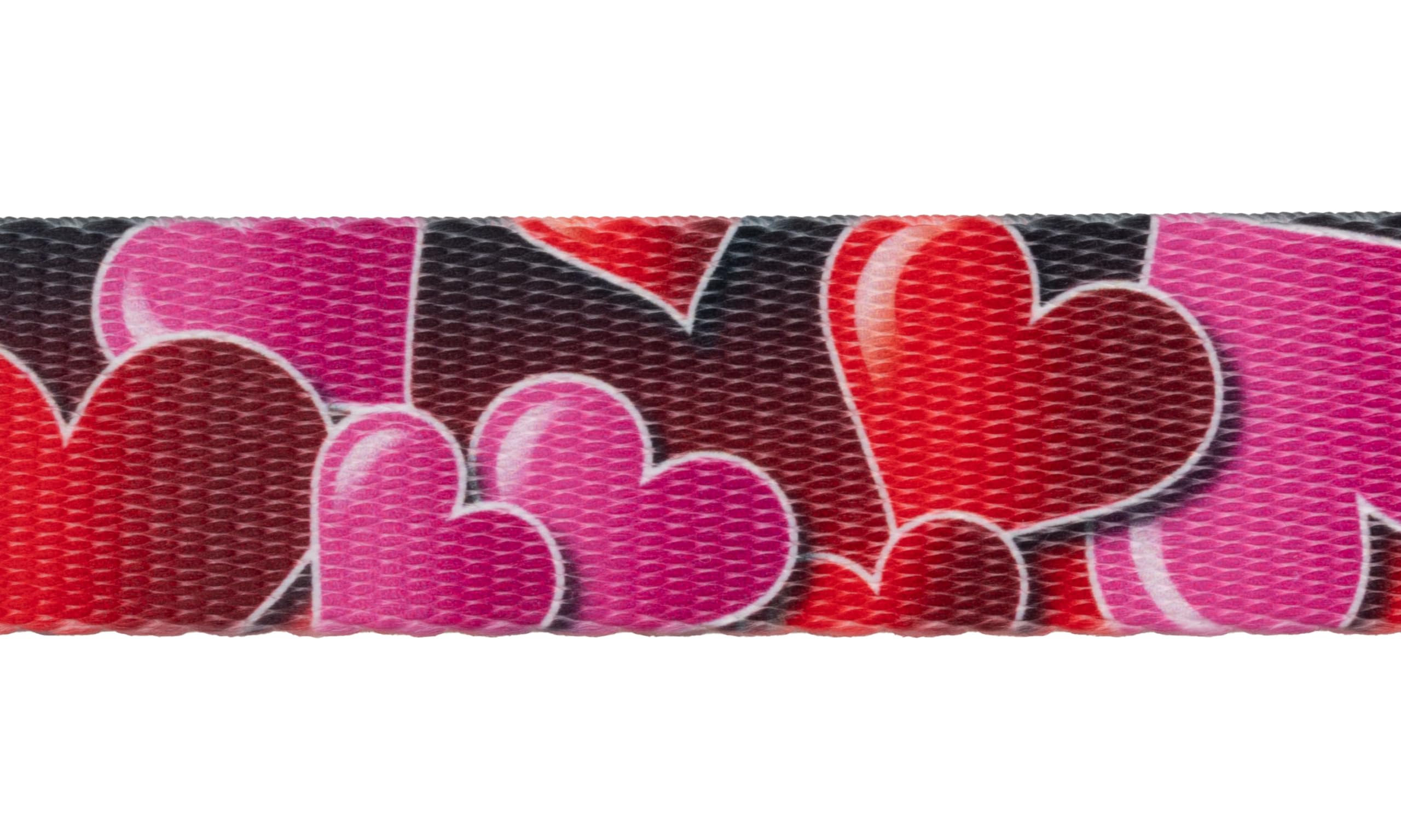 Romantic Hearts Polyester Webbing by Country Brook Design - Perfect for DIY Crafts, Wedding Decorations, and Gift Wrapping Accessories