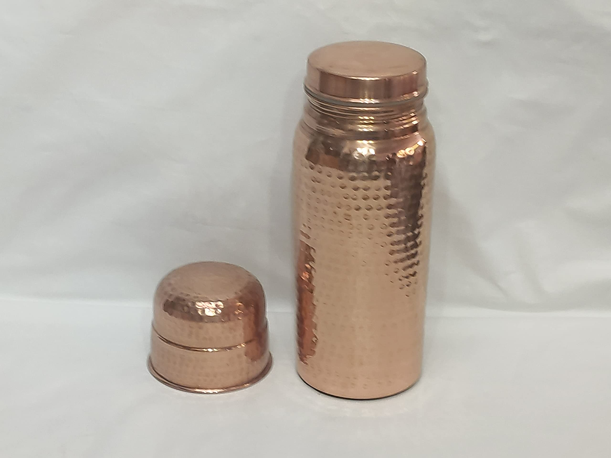 Pure Copper Water Bottle 64oz - Handcrafted & Leak Proof for Daily Hydration