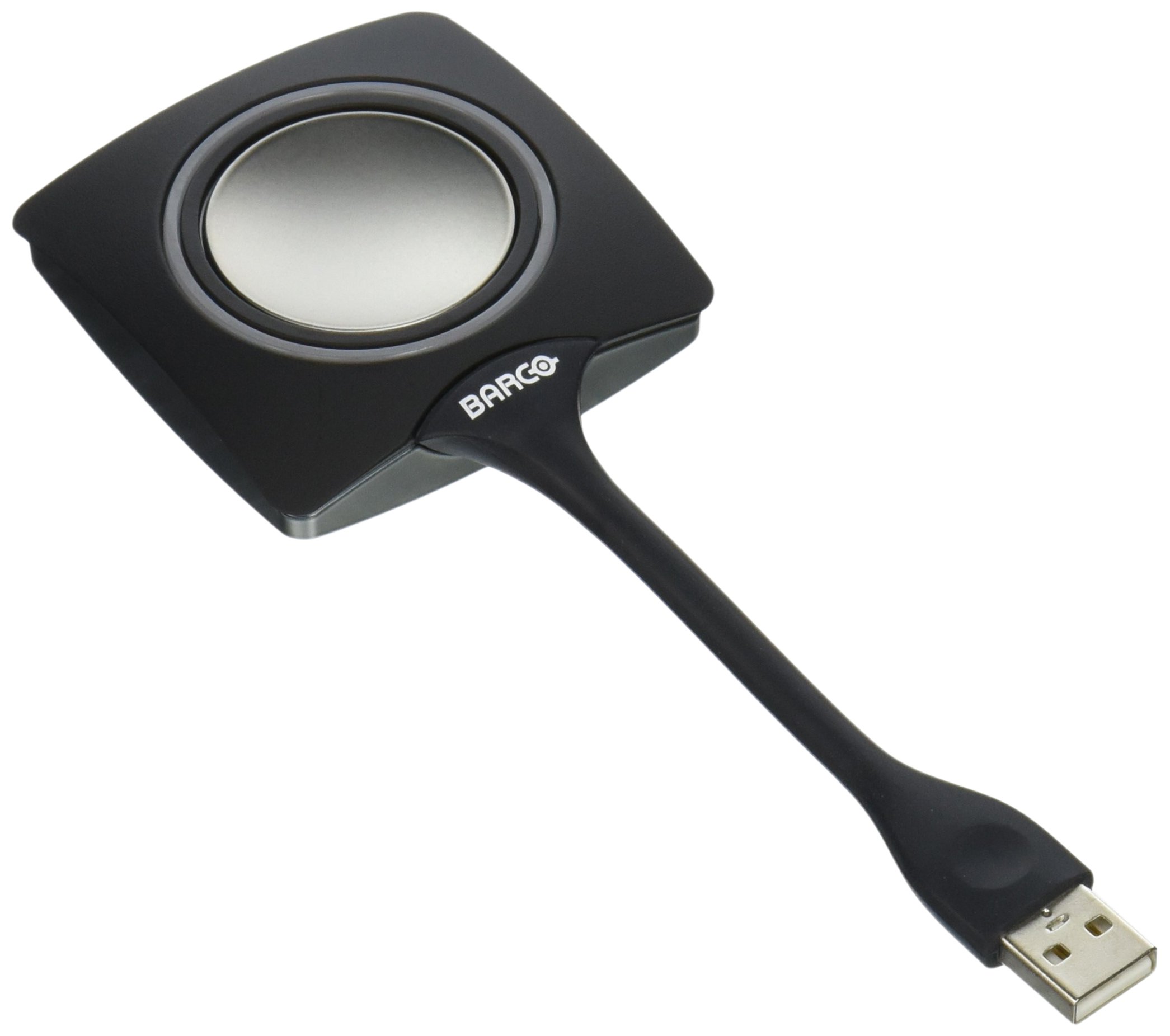 Barco ClickShare Wireless Presentation Button Switch - Gray (R9861500D01) | Perfect for Conference Rooms & Business Meetings | Seamless Wireless Screen Sharing Solution