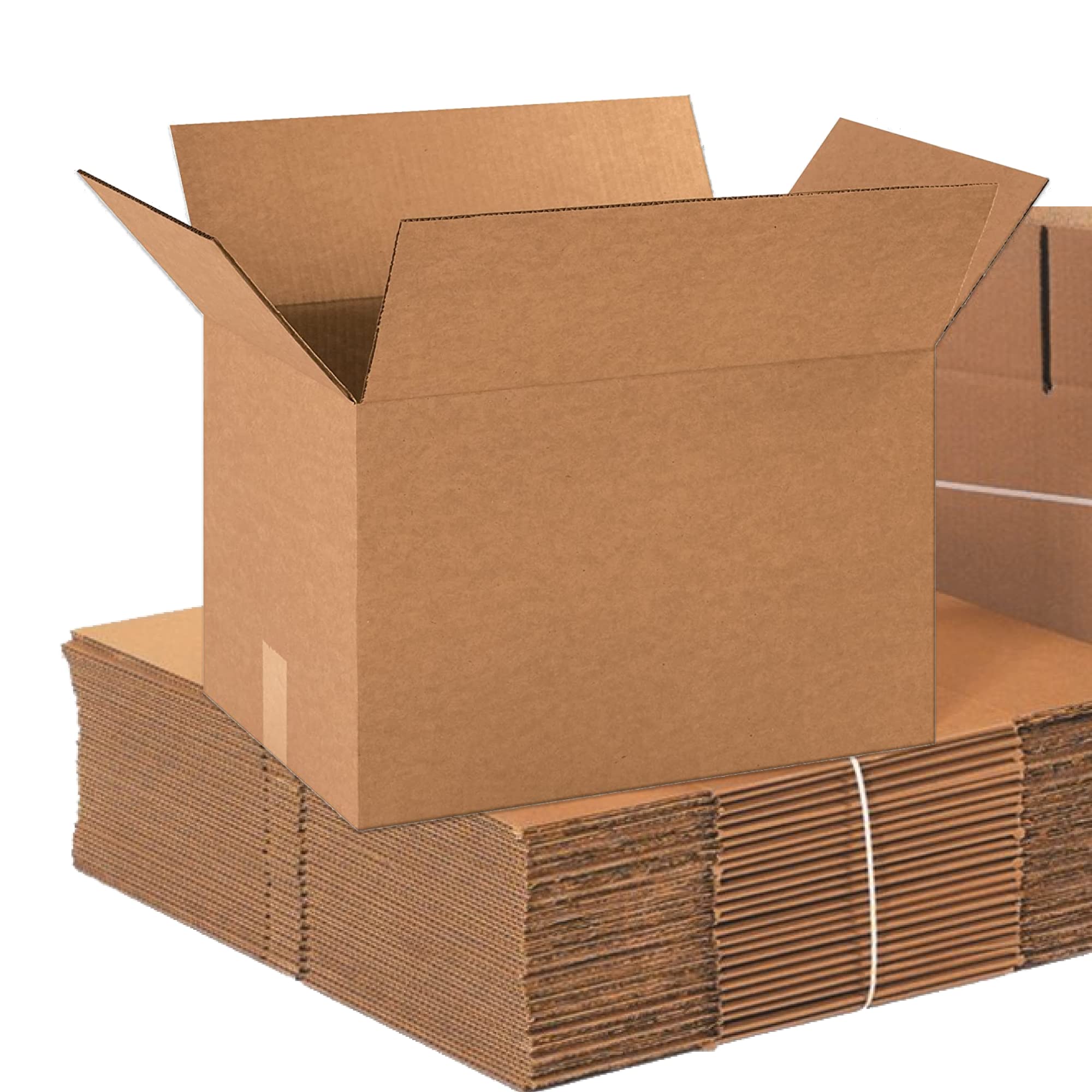 Aviditi 18 x 12 x 12 Inches Corrugated Cardboard Shipping Boxes - Small Moving & Storage Boxes 12