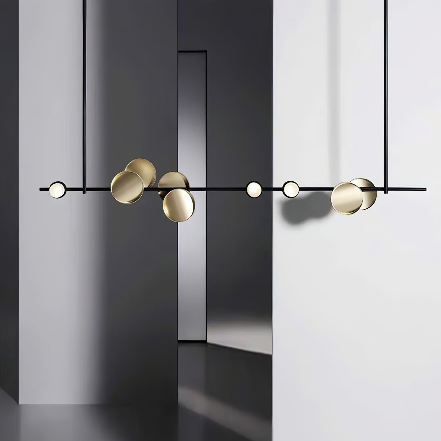 Modern Cilon Disc Pendant Light - Sleek Minimalist Ceiling Fixture for Dining Room, Kitchen Island & Living Room Decor - Energy Efficient LED Hanging Light for Home & Office