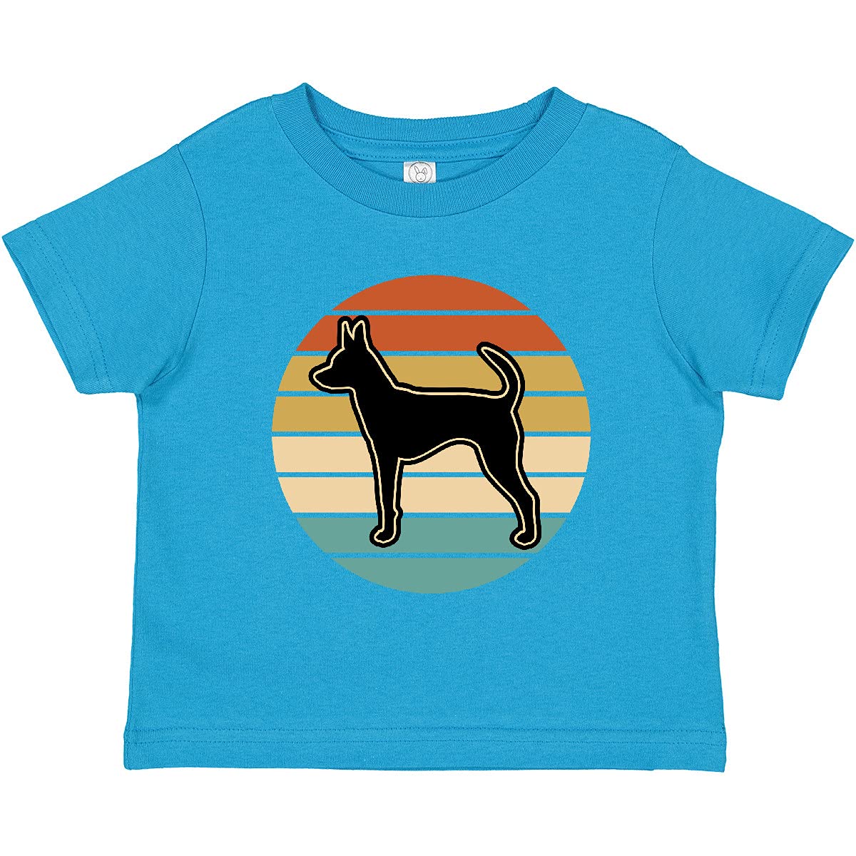 Inktastic Russian Toy Terrier Dog Toddler T-Shirt - Cute Puppy Graphic Tee for Boys & Girls - Perfect for Playdates, Daycare & Family Photos