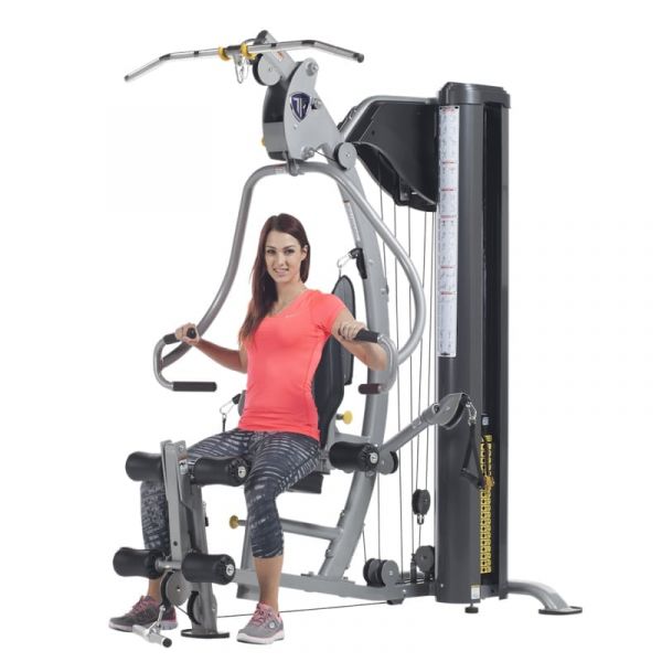 TuffStuff AXT 225R Classic Home Gym System - Full Body Workout Equipment for Strength Training | Perfect for Home Gym, Garage & Small Spaces