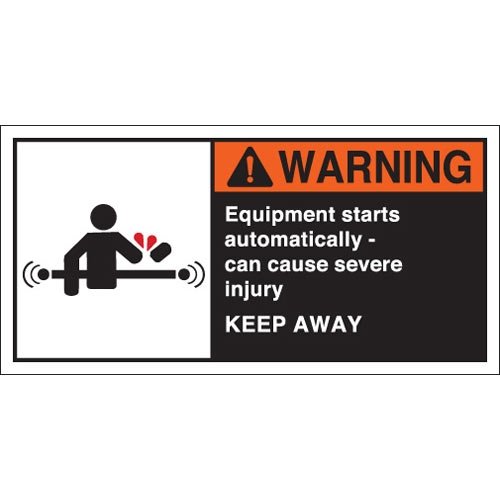 Brady 96156 Cema Safety Labels - 12 Packs of 5 (60 Labels Total) - OSHA Compliant Warning Signs for Workplace Safety - Ideal for Construction Sites, Warehouses & Industrial Facilities
