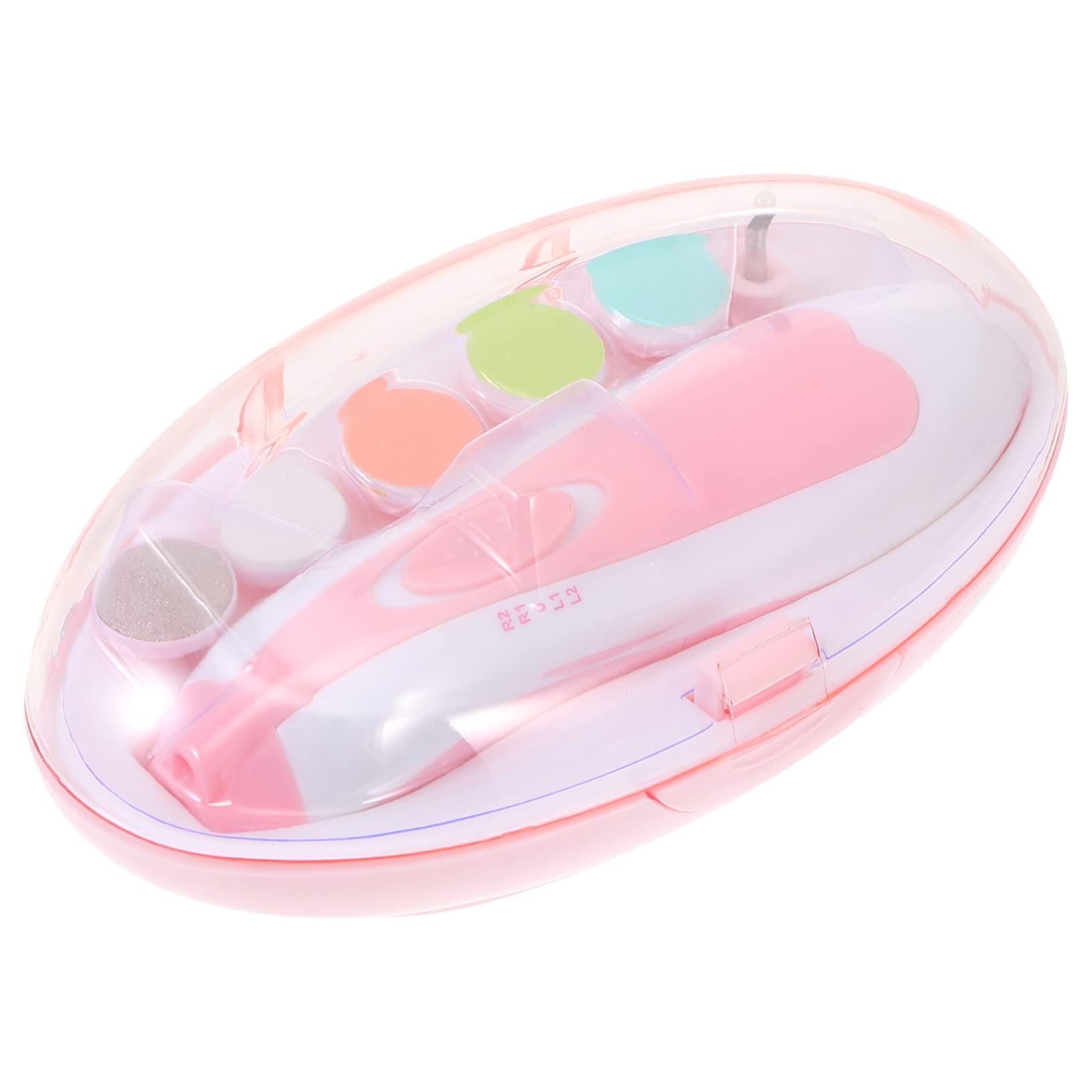 FOMIYES Electric Nail Grinder Kit - Baby Safe Nail Trimmer & Pet Nail Clipper with Automatic Filing - Gentle Manicure Tool for Infants, Pets & Home Grooming (Perfect for Newborn Care & Pet Nail Maintenance)