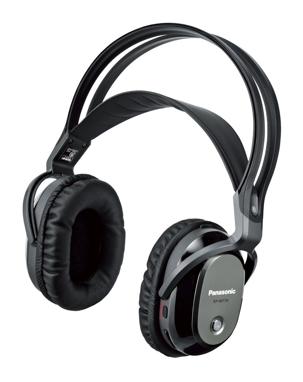 Panasonic RP-WF7-K Wireless Surround Sound Headphones - Digital Audio with Noise Cancellation for Home Theater & Gaming (Black) | Perfect for Movies, Music & Virtual Meetings