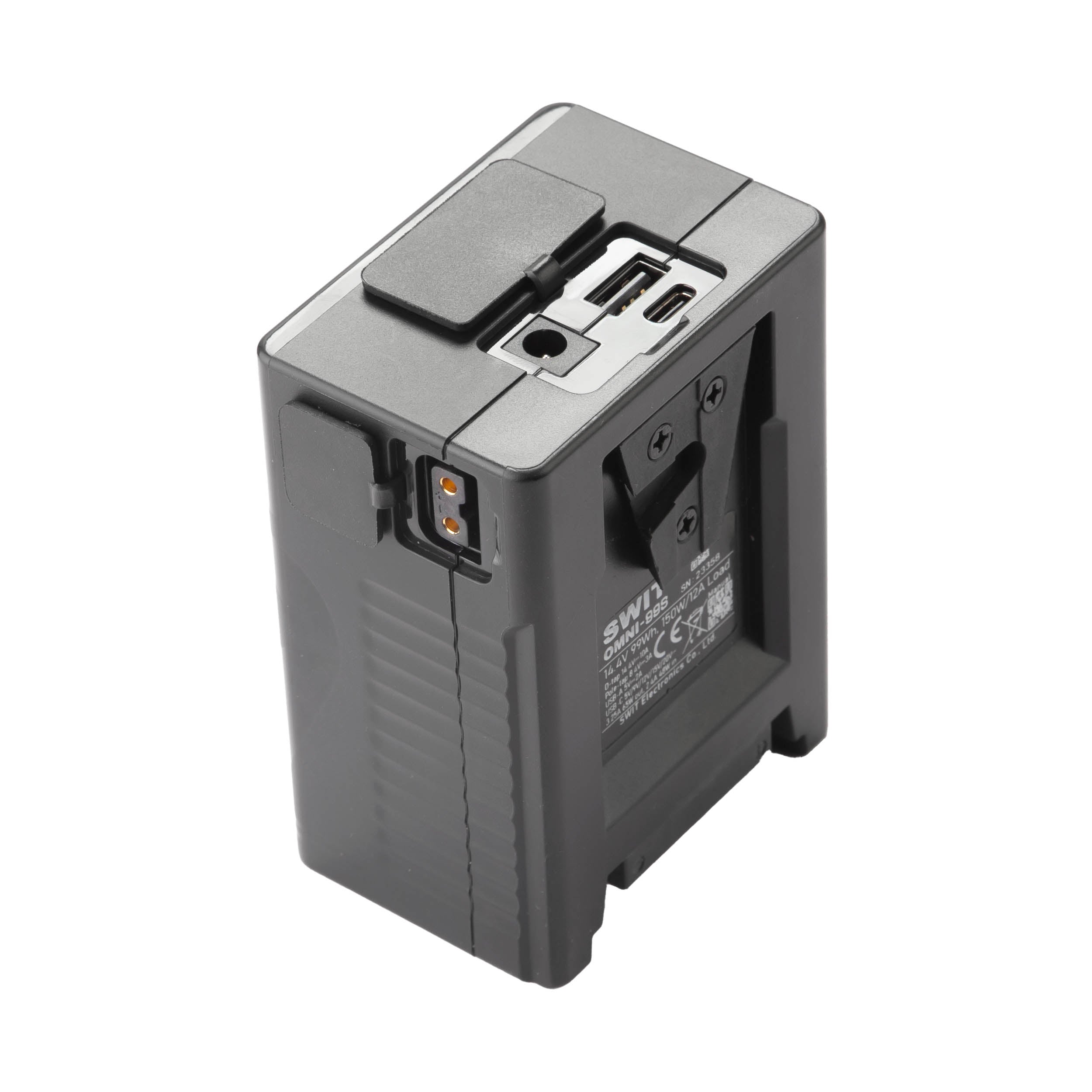 OMNI 99S 99Wh USB-C V-Mount Battery for Cameras - Portable Power Bank for DSLR, Mirrorless & Video Equipment - Perfect for Filmmaking, Photography & On-Location Shooting