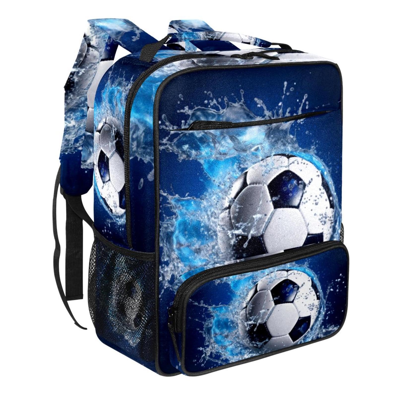 Best Travel Backpack for Women & Men - Lightweight Durable Blue Ocean Design - Perfect for Hiking, Camping & Daily Commute