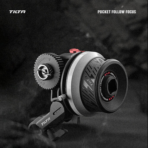Tilta Pocket Follow Focus for DSLR & Mirrorless Cameras - Compact Camera Lens Focus Control System - Perfect for Filmmaking, Vlogging & Professional Video Production