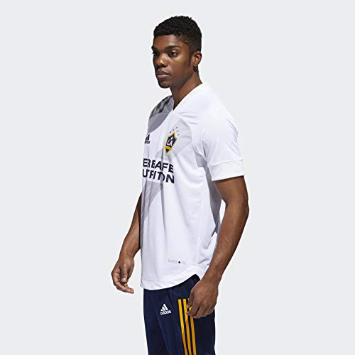 adidas LA Galaxy Home Authentic Jersey Men's Soccer Shirt - White, Size Small - Official MLS Jersey for Fans & Players - Perfect for Game Day, Training & Casual Wear