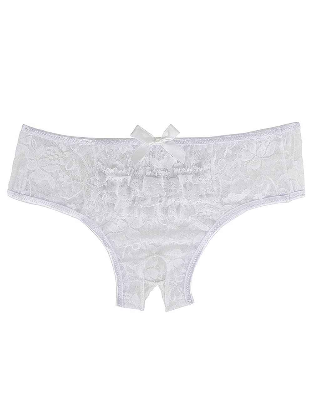 OhYeahLady Sexy Crotchless Lace Underwear - Plus Size Cheeky Thong Panties for Women | Comfortable & Seductive Lingerie for Date Night & Special Occasions