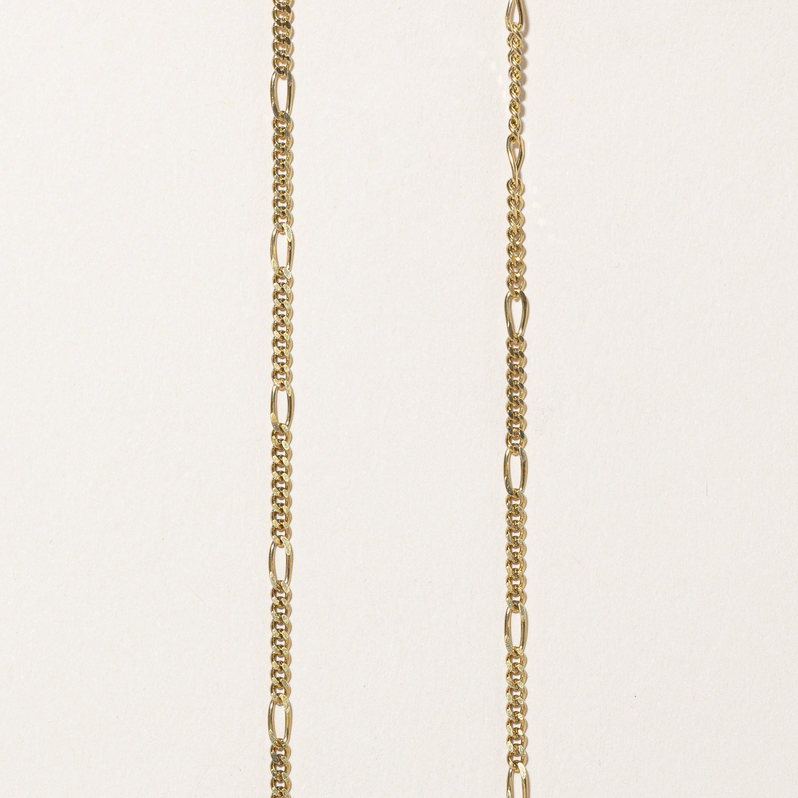 14K Yellow Gold Figaro Chain Necklace for Men & Women - 2.36mm Width, 20 Inch Length - Perfect for Layering, Gifts & Everyday Wear