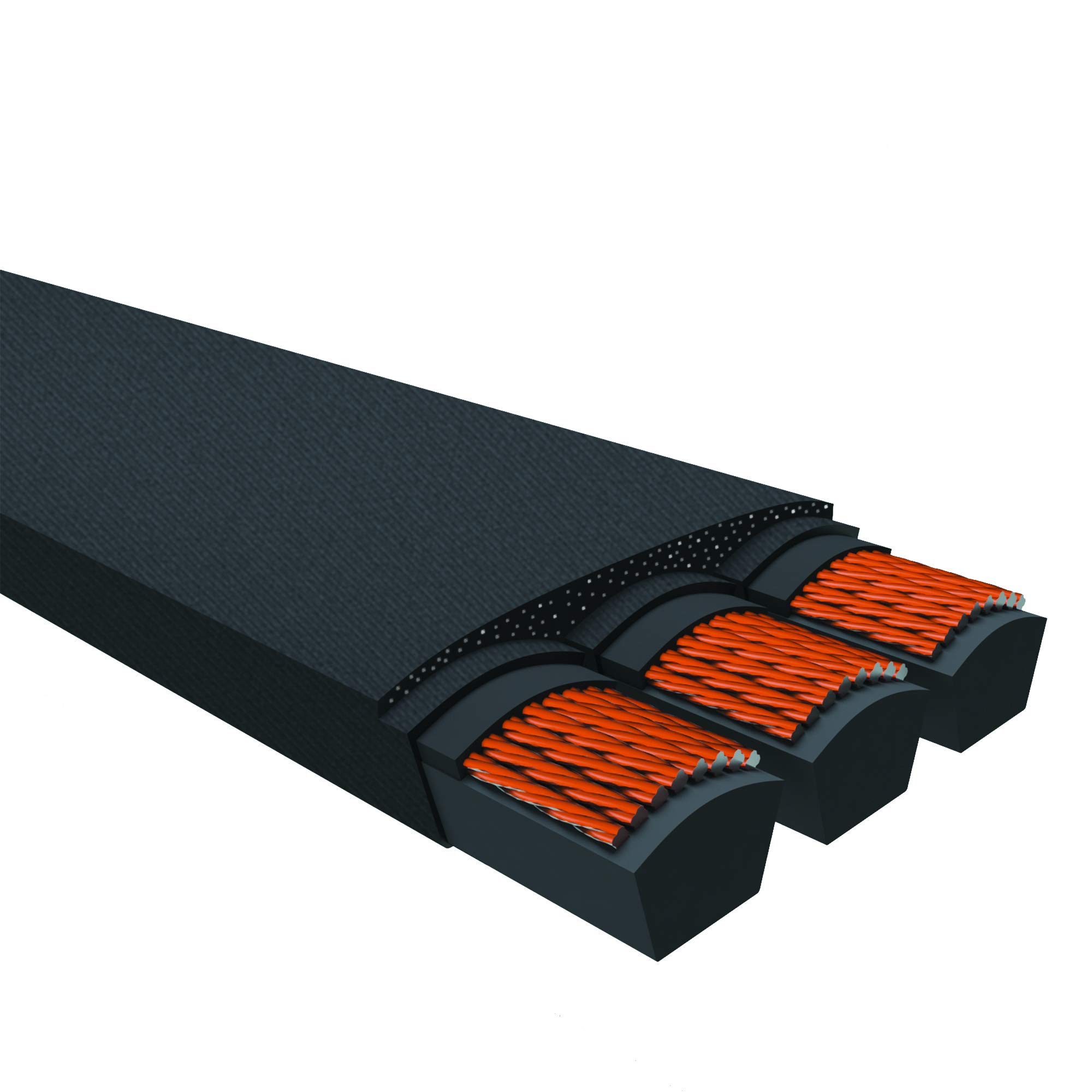 D&D DURA-Prime B185/15 Banded V-Belt - 21/32