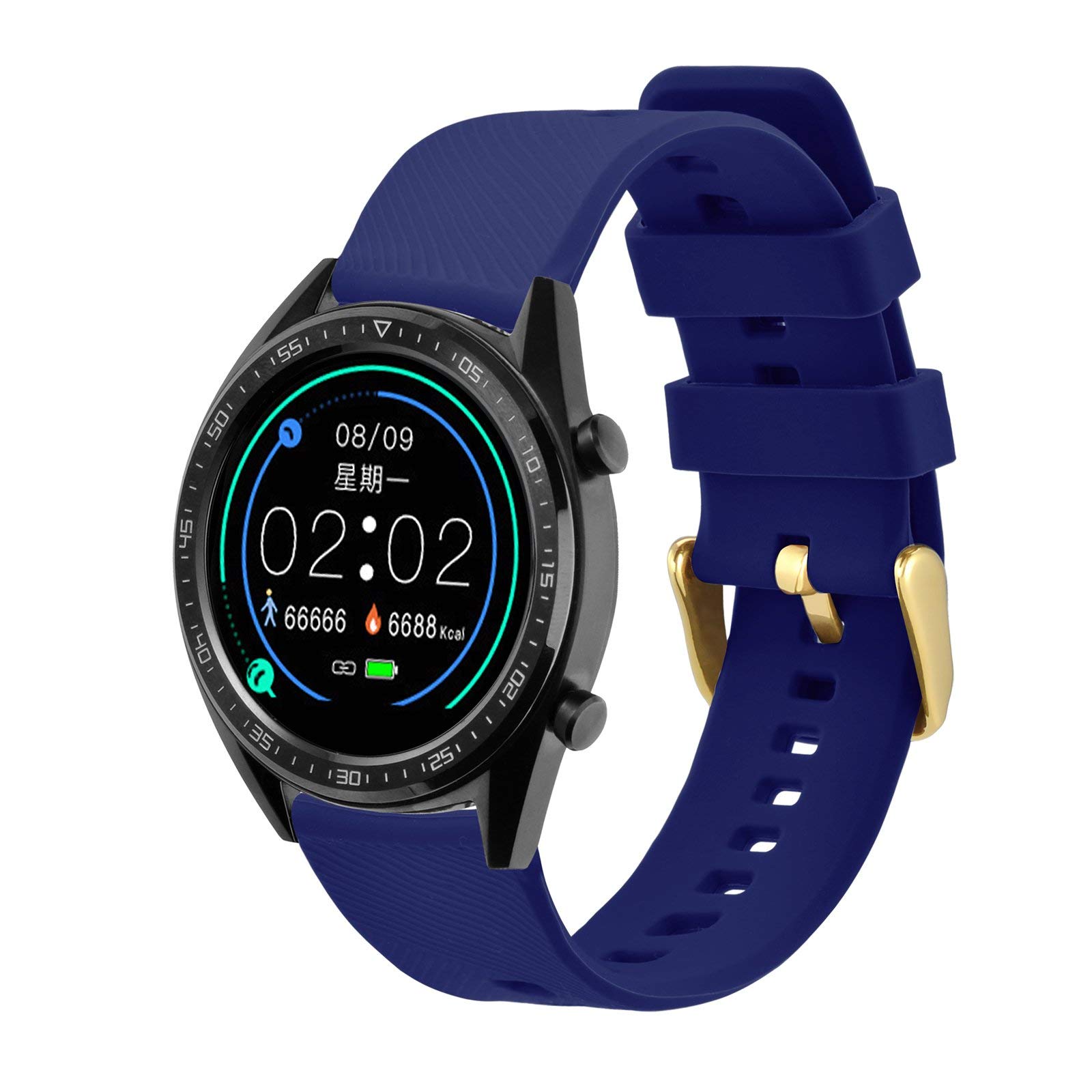 BISONSTRAP Quick Release Silicone Watch Band - 18mm 19mm 20mm 21mm 22mm Durable Soft Strap for Men Women - Perfect for Sports, Work & Everyday Wear