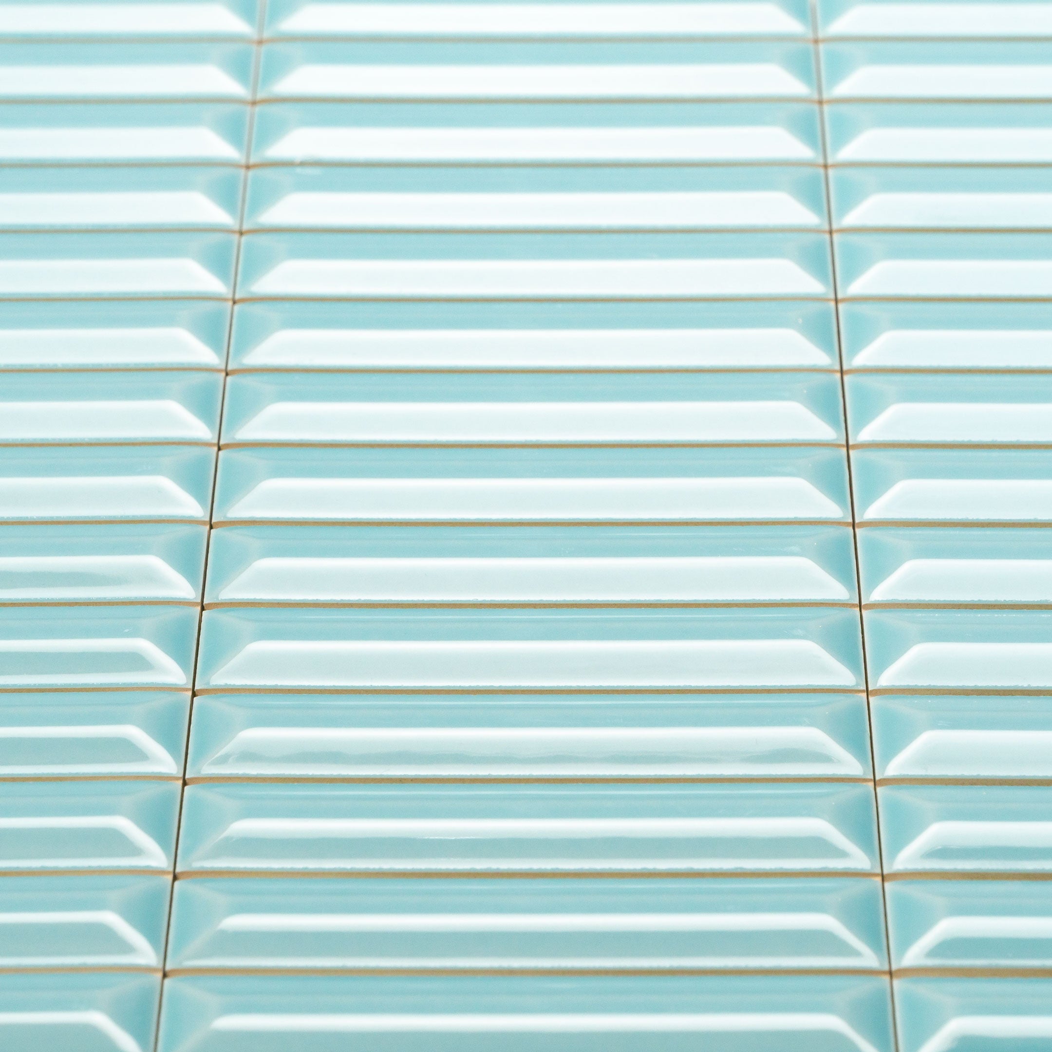 Hashira Curve Kit Kat Fluted Wall Tile - Decorative Ceramic Tiles for Kitchen Backsplash & Bathroom Accent Wall