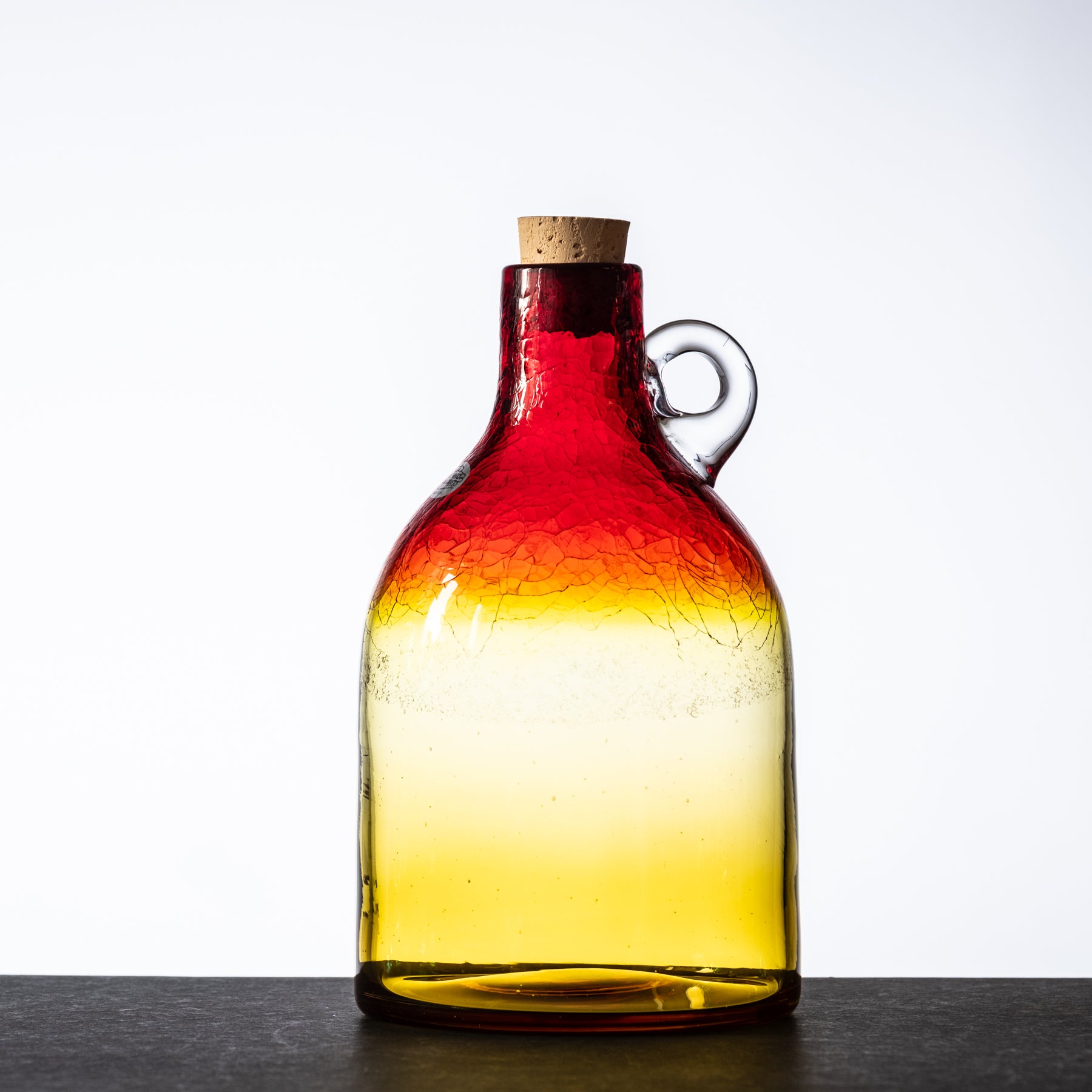 3115L Large Moonshine Jug - Premium Tangerine Orange Distilling Container for Home Brewing & Decor | Perfect for Whiskey, Moonshine, and Rustic Kitchen Display