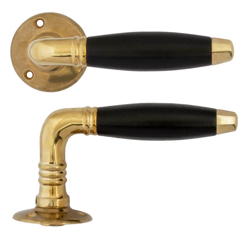 Albert Karlsson No. 798 Solid Brass Door Handle - Vintage Style Hardware for Interior Doors, Cabinets & Furniture Restoration | Perfect for Home Renovation & DIY Projects