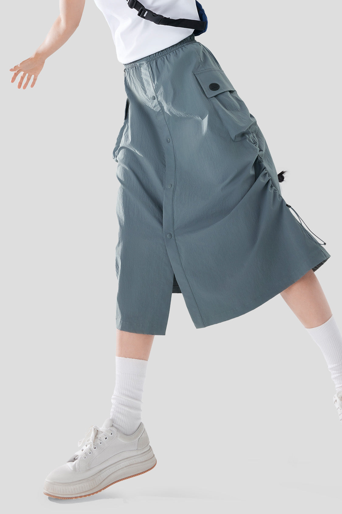 Women's Water Repellent Utility Skirt with Parachute Design - Outdoor Hiking, Travel & Casual Wear for Active Lifestyles