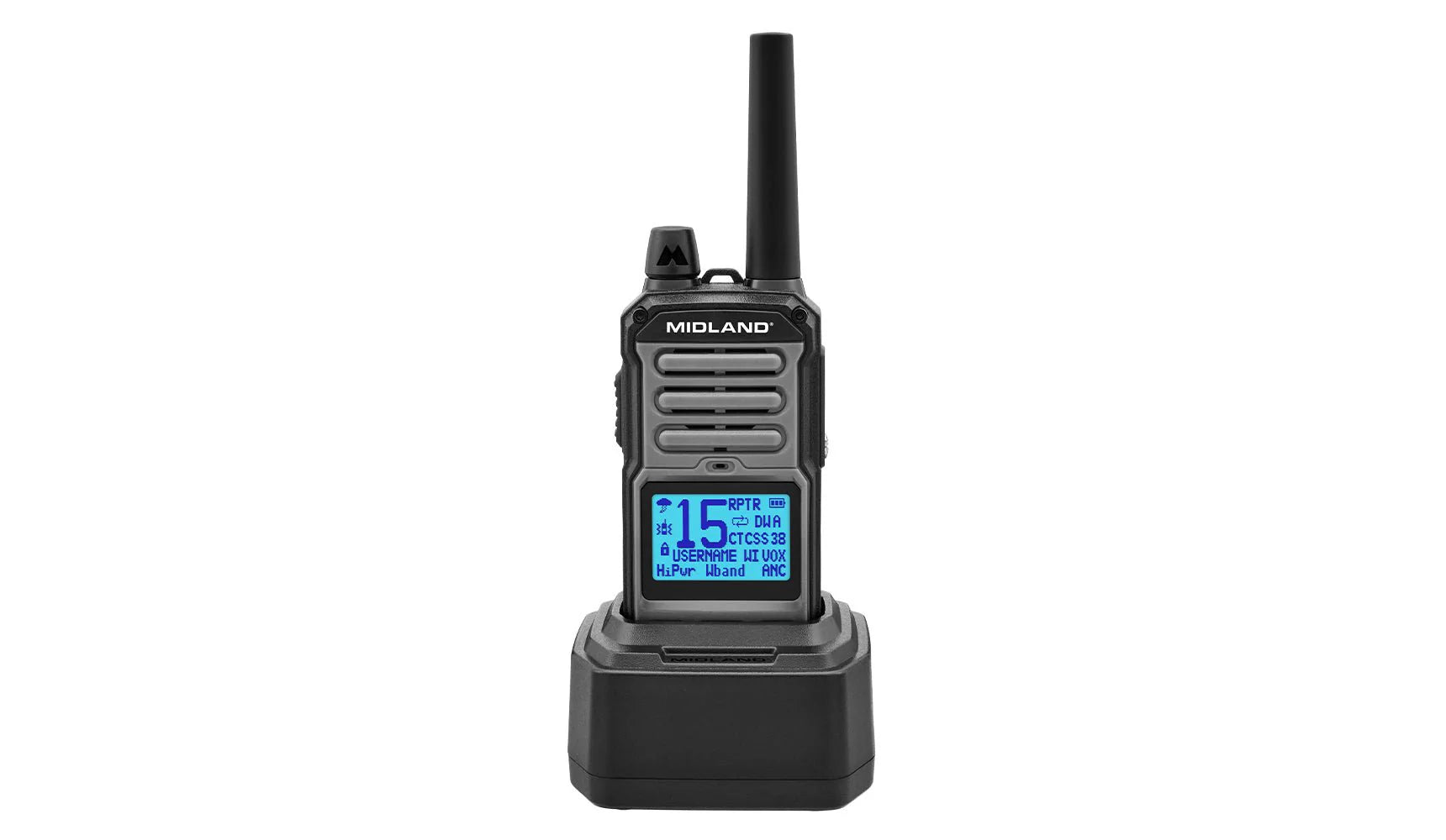 Midland GXT67 PRO GMRS Handheld Two-Way Radio - Long Range Walkie Talkies for Outdoor Adventures, Camping, Hiking & Emergency Communication
