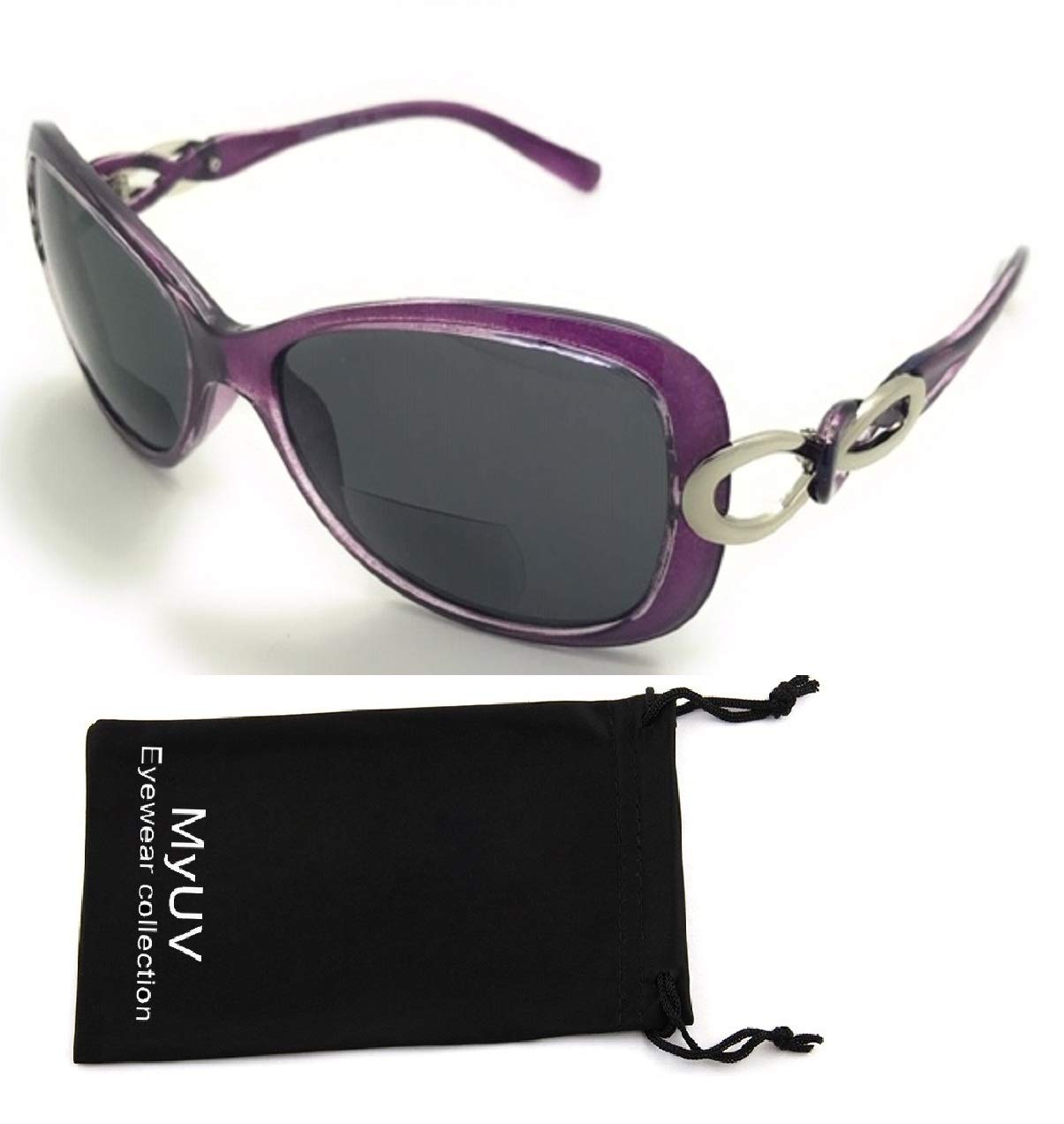 Bifocal Sunglasses for Women - UV Blocker Reading Glasses for Outdoor & Driving