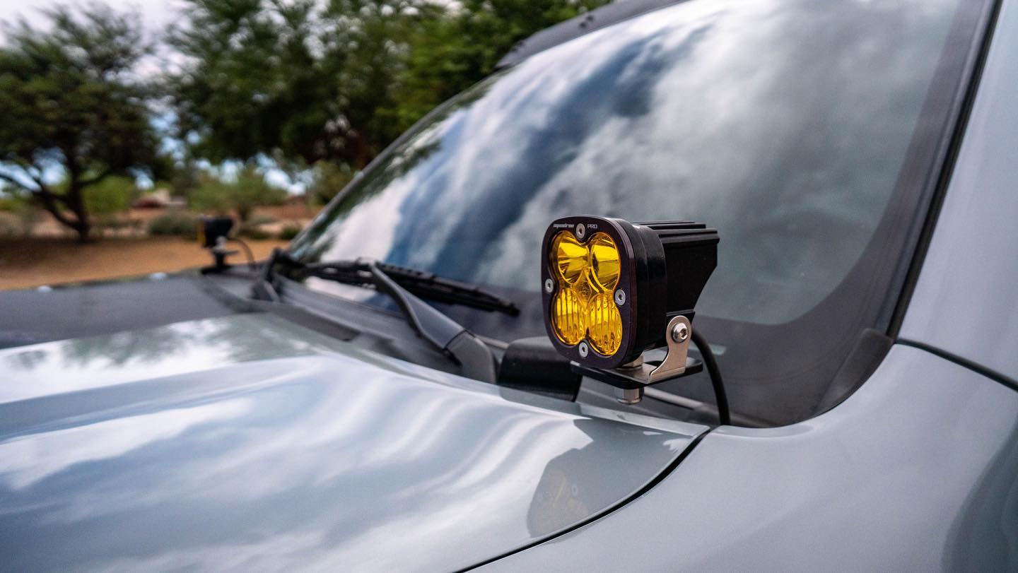 2003-2024 Toyota 4Runner SDHQ Built A-Pillar Light Mounts - Off-Road LED Light Brackets for 4x4 Adventure & Night Driving