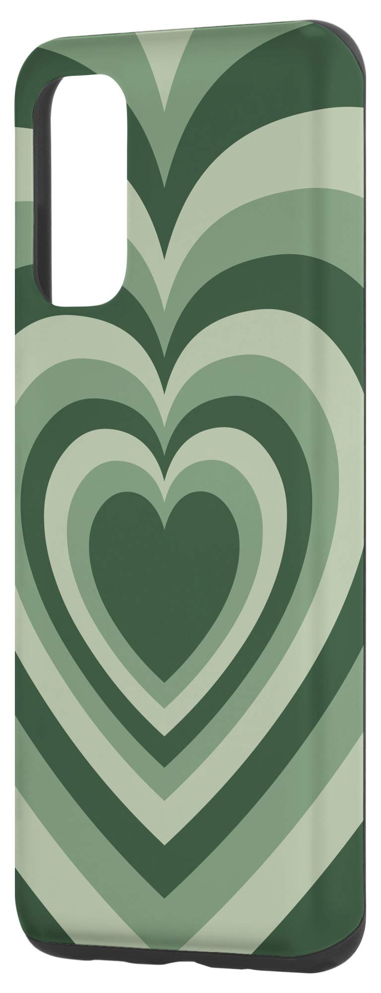 Galaxy S20 Case Sage Green Coffee Heart Latte Design - Perfect for Coffee Lovers & Galaxy S20 Protection - Great for Daily Use, Work, and Travel