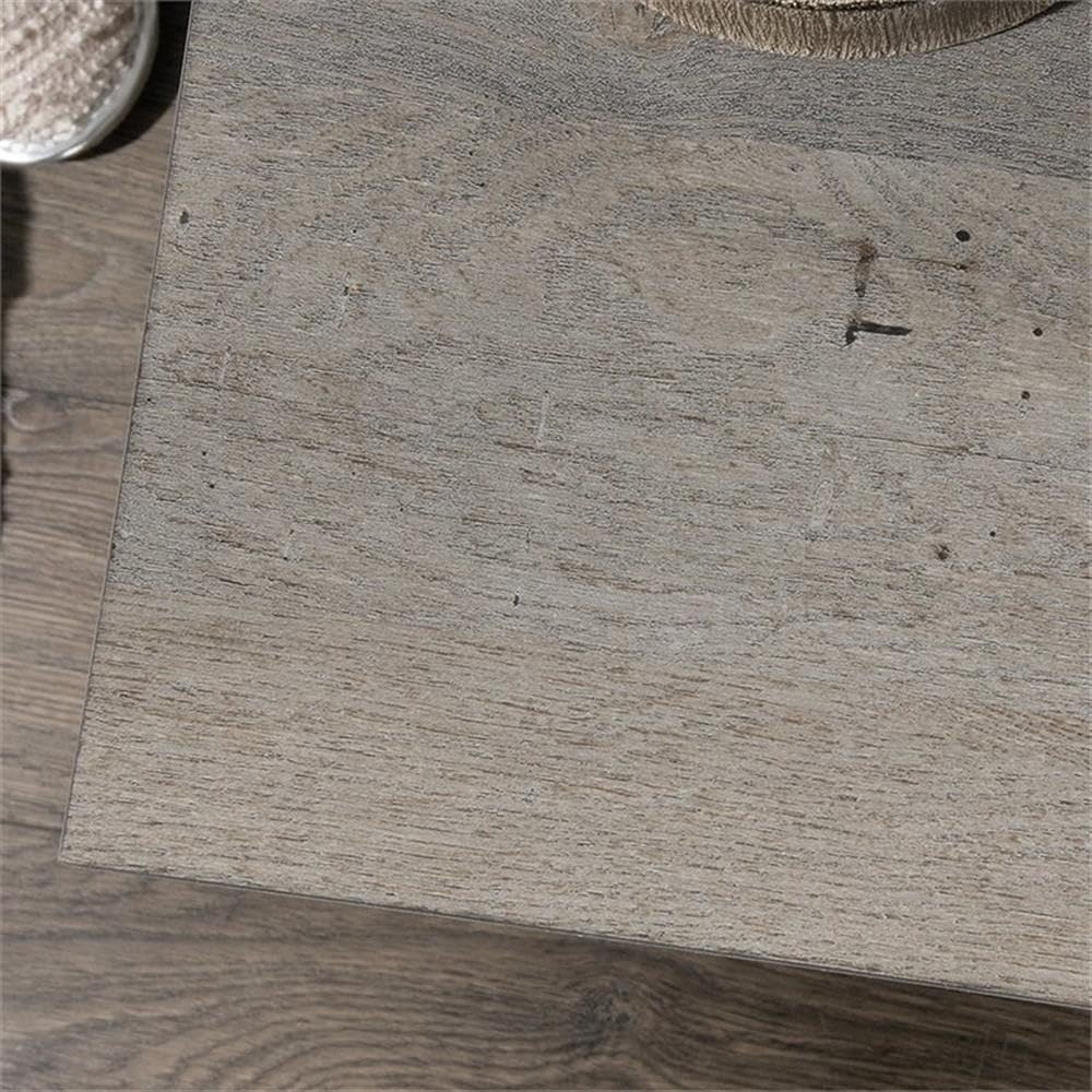 Pemberly Row 1-Drawer Nightstand in Mystic Oak Finish - Bedside Table for Bedroom, Living Room & Guest Room