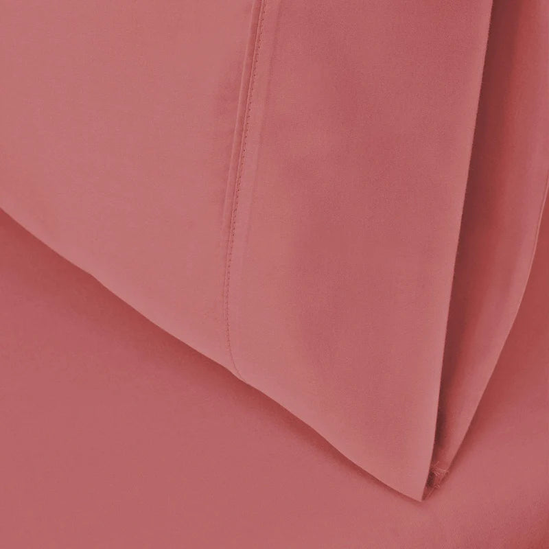 Premium 530 Thread Count 100% Egyptian Cotton Pillowcase Set of 2 - Ultra Soft & Breathable Bedding for Luxury Hotels & Home Use