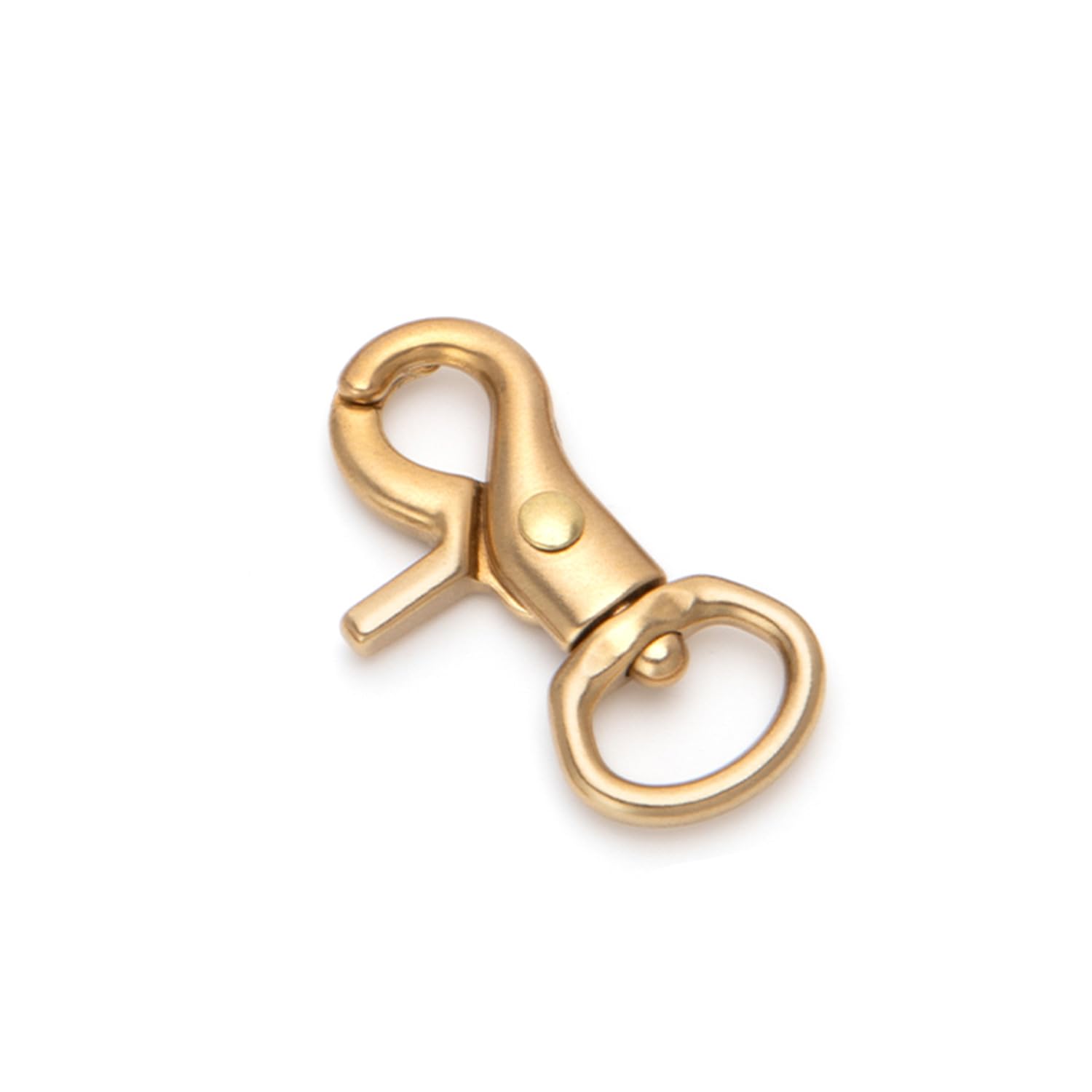 Heavy Duty Brass Trigger Snap Hooks for Bags & Straps - Leathercraft & Outdoor Use