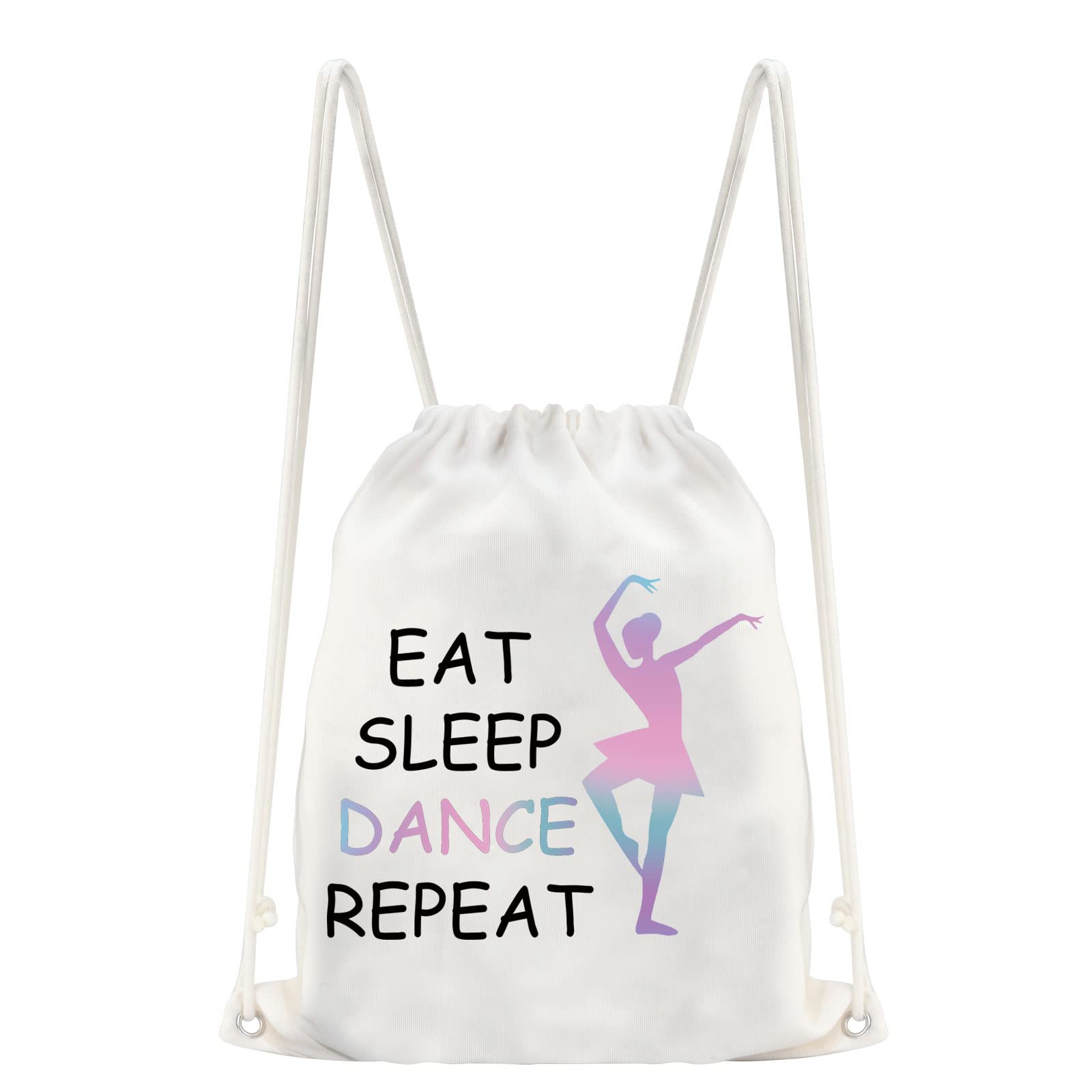 JYTAPP Dance Bags - Lightweight Ballet Drawstring Backpacks for Dancers, Perfect for Eat Sleep Dance Enthusiasts, Ideal for Dance Classes, Rehearsals, and Performances