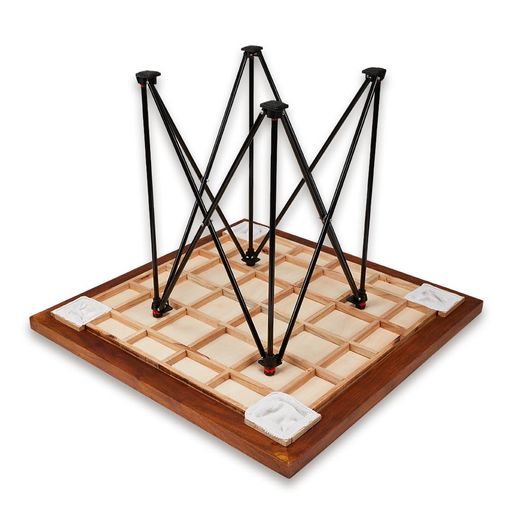 Tournament Carrom Board Set - 35 x 35 Inch Official Size Professional Game Board with Carrom Men & Stand | Perfect for Family Game Nights, Indoor Recreation, and Competitive Play