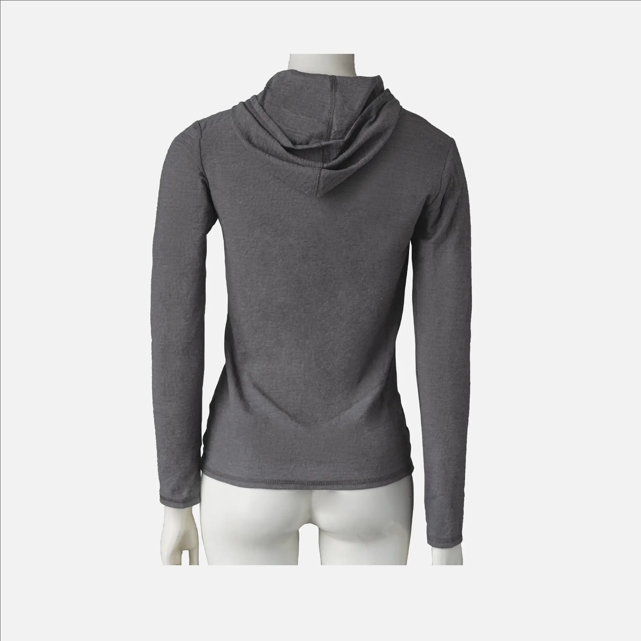 Ultralight Women's Alpaca Wool Sun Hoodie UPF 50+ - 160 GSM Breathable Summer Hiking & Outdoor Travel Shirt for Sun Protection