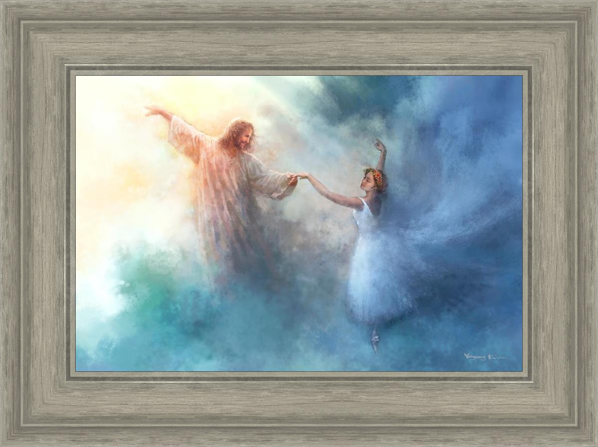 A Pas De Deux By Yongsung Kim - Ballet Dance Art Print - Elegant Wall Decor for Home, Office & Dance Studios