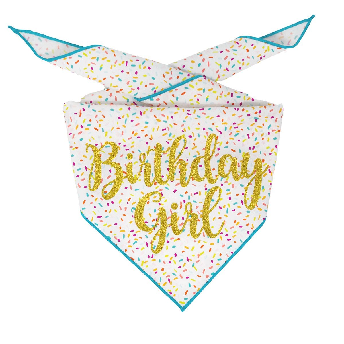 Birthday Girl Dog Bandana - Cute & Adjustable Pet Bandana for Birthday Celebrations - Perfect for Dog Parties & Special Occasions