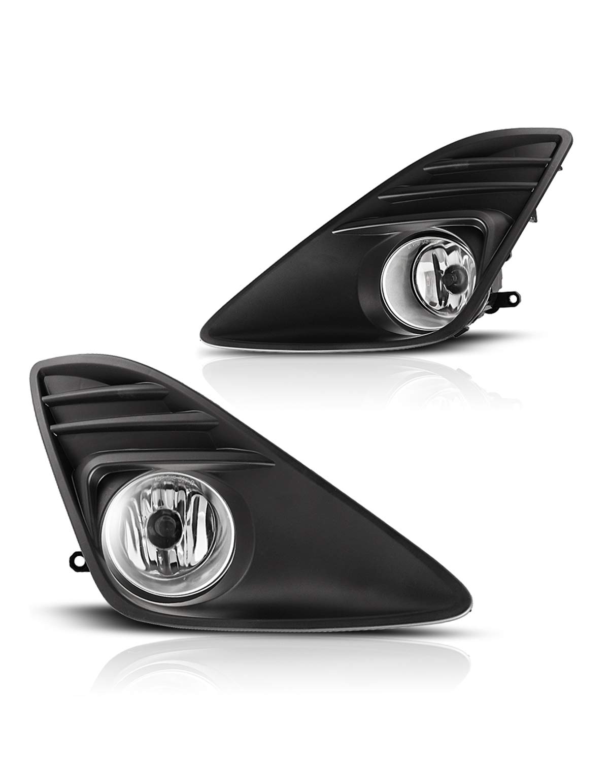 2012-2014 Toyota Camry Fog Lights (Excludes SE Models) - 2PCS OEM Replacement Fog Lamps for Improved Night Driving & Enhanced Visibility in Rainy Weather - AUTOWIKI