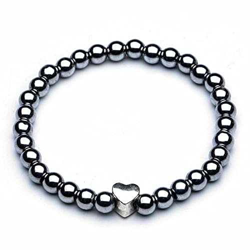 Healing Hematite Stone Magnetic Bracelet - Therapeutic Macrame Bangle for Stress Relief & Energy Balance | Natural Pain Relief, Stylish Unisex Jewelry for Daily Wear & Meditation