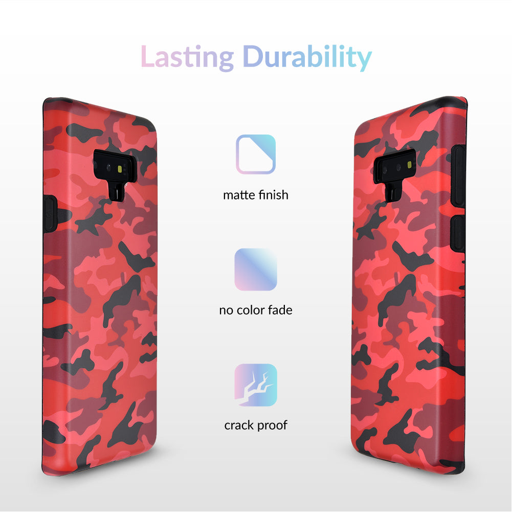 Red Camo Samsung Galaxy Phone Case - Durable Protective Cover for Samsung Galaxy S21/S20/Note 20 - Perfect for Outdoor Adventures & Daily Use