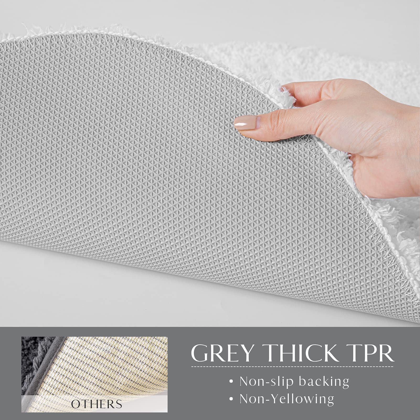 **Ashler Runners Non-Slip Bathroom Rug Set - 2 Piece Ultra Soft, Water Absorbing, Machine Washable Bath Mat for Shower & Bathroom - Perfect for Bathroom Safety & Comfort**