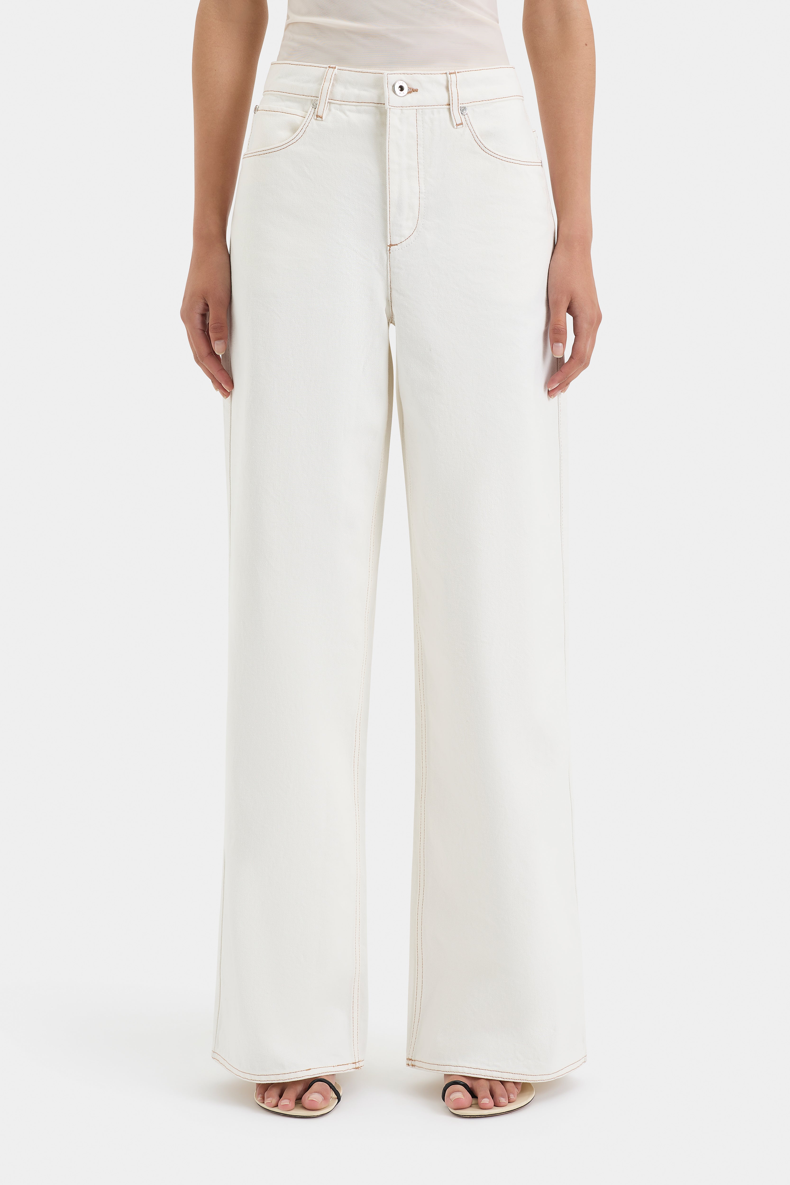 Stella Women's High Waist Wide Leg Jeans - Comfortable Stretch Denim Pants for Casual Wear & Everyday Outfits