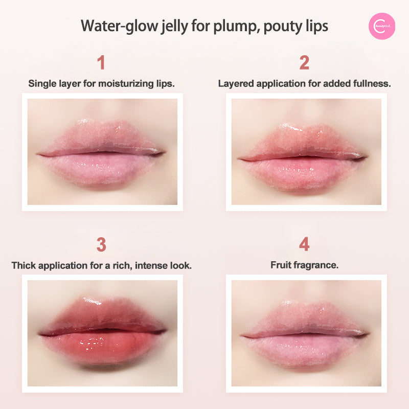 AKF Crystal Bright Moisturizing Lip Oil - Hydrating Gloss for Dry Lips, Vitamin E Enriched, Non-Sticky Formula - Perfect for Daily Wear & Night Care