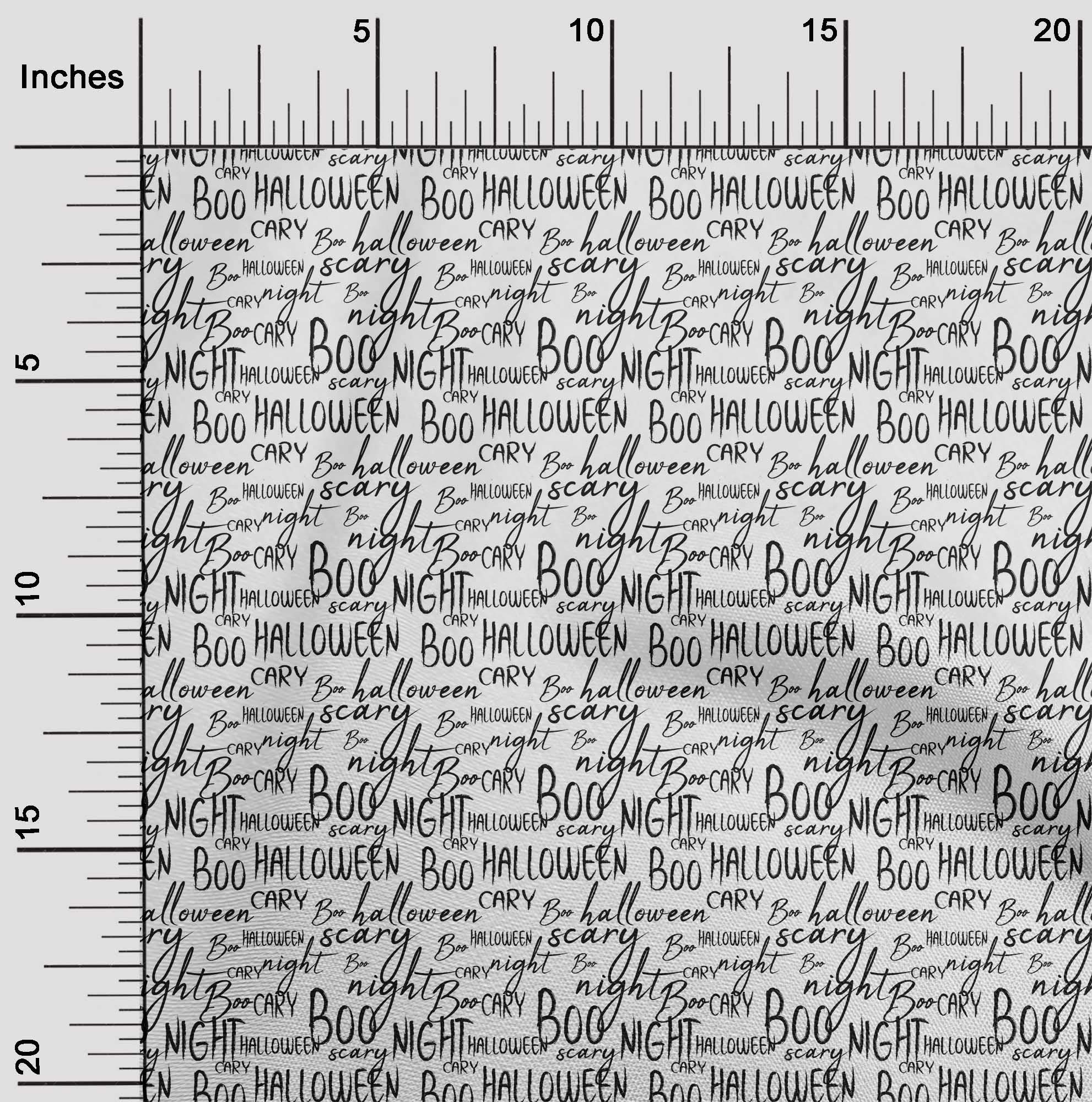 oneOone Velvet Black Halloween Fabric by The Yard - 58 Inch Wide Printed Sewing Material for DIY Costumes, Dresses & Home Decor | Perfect for Halloween Outfits, Cosplay & Craft Projects
