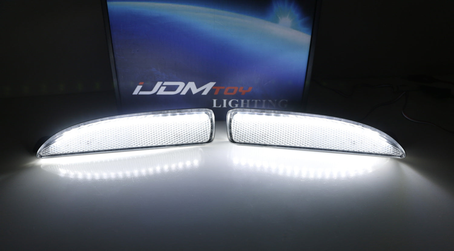 2004-2008 Mazda 3 Sedan Clear Lens 90 SMD LED Side Marker Light Assembly - Bright Amber Turn Signal Lights for Enhanced Visibility & Safety (Perfect for Night Driving & Custom Car Mods)
